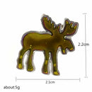 Fashion Deer Color Change Mood Ring Band Emotion Feeling Adjustable Ring