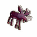Fashion Deer Color Change Mood Ring Band Emotion Feeling Adjustable Ring