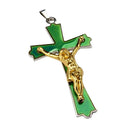 Unisex Stainless Steel Christian Jesue Cross Color Changing Stainless Steel Pendant Necklace
