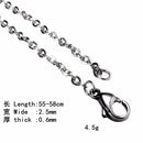 Unisex Stainless Steel Christian Jesue Cross Color Changing Stainless Steel Pendant Necklace