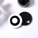 Hip Hop Women Creative Black White Mixed Round Studs Earrings Jewelry Lady Evening Club Jewelry