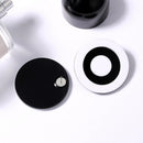 Hip Hop Women Creative Black White Mixed Round Studs Earrings Jewelry Lady Evening Club Jewelry