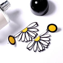 1 Pair Handmade Joint Daisy Earring Funny Style Earrings Hip Hop Lady Evening Club Dangle Earrings