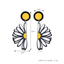 1 Pair Handmade Joint Daisy Earring Funny Style Earrings Hip Hop Lady Evening Club Dangle Earrings