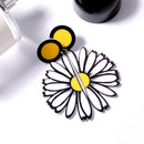 1 Pair Handmade Joint Daisy Earring Funny Style Earrings Hip Hop Lady Evening Club Dangle Earrings