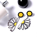 1 Pair Handmade Joint Daisy Earring Funny Style Earrings Hip Hop Lady Evening Club Dangle Earrings