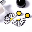 1 Pair Handmade Joint Daisy Earring Funny Style Earrings Hip Hop Lady Evening Club Dangle Earrings