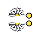 1 Pair Handmade Joint Daisy Earring Funny Style Earrings Hip Hop Lady Evening Club Dangle Earrings