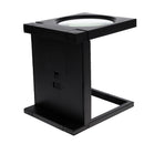 2.5X Power 3 Folding ABS Plastic Linen Tester Cloth Magnifier Scale Counter Magnifier Jewelry Design Repair with 3 LED