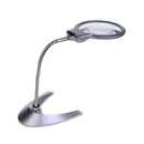 2X5X Magnifying Glass Reading Jewelry Repair Flexible Table Lamp Magnifier