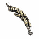 Retro Gun Pendant Charm Bronze Necklace Chain Steampunk Punk Jewelry
