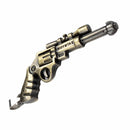 Retro Gun Pendant Charm Bronze Necklace Chain Steampunk Punk Jewelry