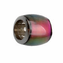 5 Pieces/ Pack Stainless Steel Color Change Loose Beads Emotions Sensitive Barrel Spacer Charms 7x7mm Making Crafts