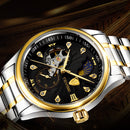 Tevise Stainless Steel Luxury Mens Watch Waterproof Wrist Watch Automatic Mechnical Dress Casual Analog Watch Gift Men