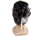 Plague Doctor Reenactment PU Leather Steampunk Mask Exclusive Gothic Cosplay