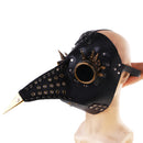 Plague Doctor Reenactment PU Leather Steampunk Mask Exclusive Gothic Cosplay