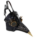 Plague Doctor Reenactment PU Leather Steampunk Mask Exclusive Gothic Cosplay
