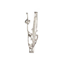 Women Girls Bamboo Brooch Green Crystal Rhinestone Cubic Zirconia Brooch Pin