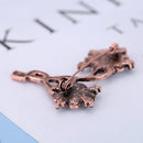 Vintage Costume Breastpin Jewelry Plum Blossom Flower Branch Brooch Pin Gift