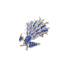 Fashion Peacock Brooch Pin Blue Crystal Zircon Corsage Breastpin Wedding