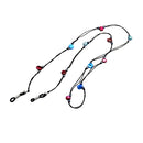 6 Pieces Fashion Eyeglass Chain Sunglasses Eyeglasses Ropes Glass Beads Holder Retainer 70cm