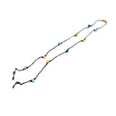 6 Pieces Fashion Eyeglass Chain Sunglasses Eyeglasses Ropes Glass Beads Holder Retainer 70cm