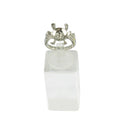 6 Pieces/Lot Adjustable Empty Pearl Ring 3D Lotus Flower Peg Mount Base 23x 20 x 14mm DIY Jewelry Ring Accessories