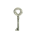 20 Pieces Tibetan Silver Love Heart Key Jewelry DIY Charms Pendants Jewelry Findings Accessories