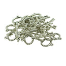 20 Pieces Wholesale Tibetan Silver Twisted Wire Pattern Key DIY Charms Pendant Jewelry Crafts Unisex Ornaments