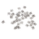40 Pieces Hand Made Lettering Mini Palm Charm Pendant DIY Jewelry Findings