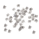 40 Pieces Hand Made Lettering Mini Palm Charm Pendant DIY Jewelry Findings