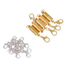 10 Pieces Smooth Round Ball Cylinder Brass Magnetic Clasps Jewelry Findings