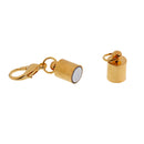 10 Pieces Smooth Round Ball Cylinder Brass Magnetic Clasps Jewelry Findings