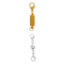 10 Pieces Smooth Round Ball Cylinder Brass Magnetic Clasps Jewelry Findings
