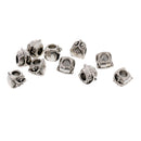 10 Pieces DIY Owl Big Hole Charm Beads Fit Bracelet Necklace Jewelry Making