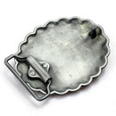 Antique Engraved Indian Aborigine Totem Belt Buckle Western Cowboy Style