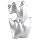 Charm Resin Necklace Pendant Chain Studs Earring Jewelry Bust Display Holder Stand
