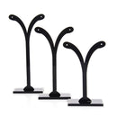 3 Pieces Acrylic Jewelry Tree Display Earrings Necklace Hanging Stand Holder