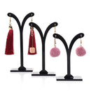 3 Pieces Acrylic Jewelry Tree Display Earrings Necklace Hanging Stand Holder