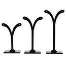 3 Pieces Acrylic Jewelry Tree Display Earrings Necklace Hanging Stand Holder