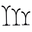 3 Pieces Acrylic Jewelry Tree Display Earrings Necklace Hanging Stand Holder