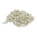 50 Pieces/Lot Vintage Alloy Clear Shiny Rhinestone 3 Hole Spacer Bar Connector Beads DIY for Necklace Bracelet