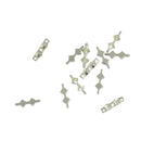 50 Pieces/Lot Vintage Alloy Clear Shiny Rhinestone 3 Hole Spacer Bar Connector Beads DIY for Necklace Bracelet