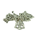10 Pieces Tibetan Silver Triangle Celtic Knot Jewelry Making Charms Pendant