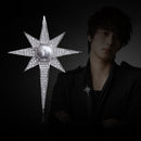 Austria Crystal Rhinestone Star Brooch Pins Badge Suit Cloth Clip Lapel Pin