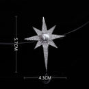 Austria Crystal Rhinestone Star Brooch Pins Badge Suit Cloth Clip Lapel Pin