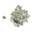 50 Pieces Beloved mother Inspiration Heart DIY Charm Pendants Tibetan Silver