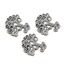 20 Pieces Tibetan Silver Hollow Tree Charm Pendant Jewelry DIY Making Craft