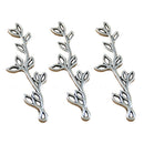 20 Pieces Tibetan Silver Tree Branch Leaf Charms Pendants Jewelry DIY Making