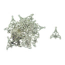 30 Pieces Tibetan Silver Celtic Knot Charm Pendants Connector 4 Holes for DIY Jewelry Makings